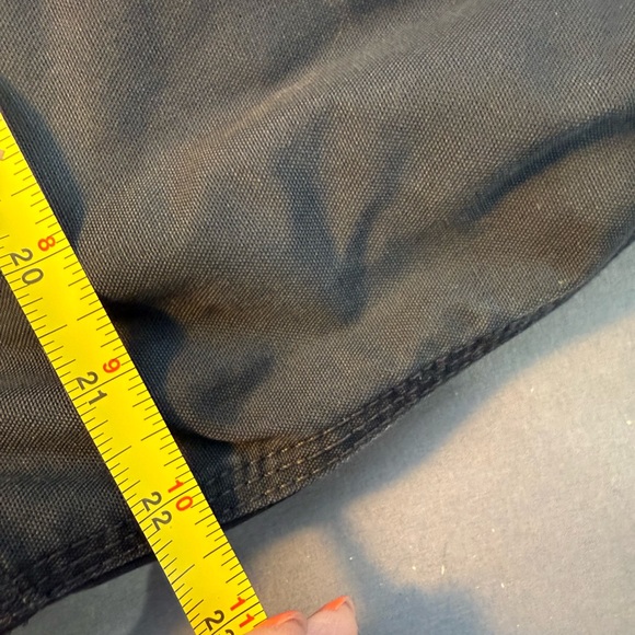 Vintage Carhartt Jacket Men’s  Large Black Bomber Rugged Hunting Fishing - Picture 11 of 16